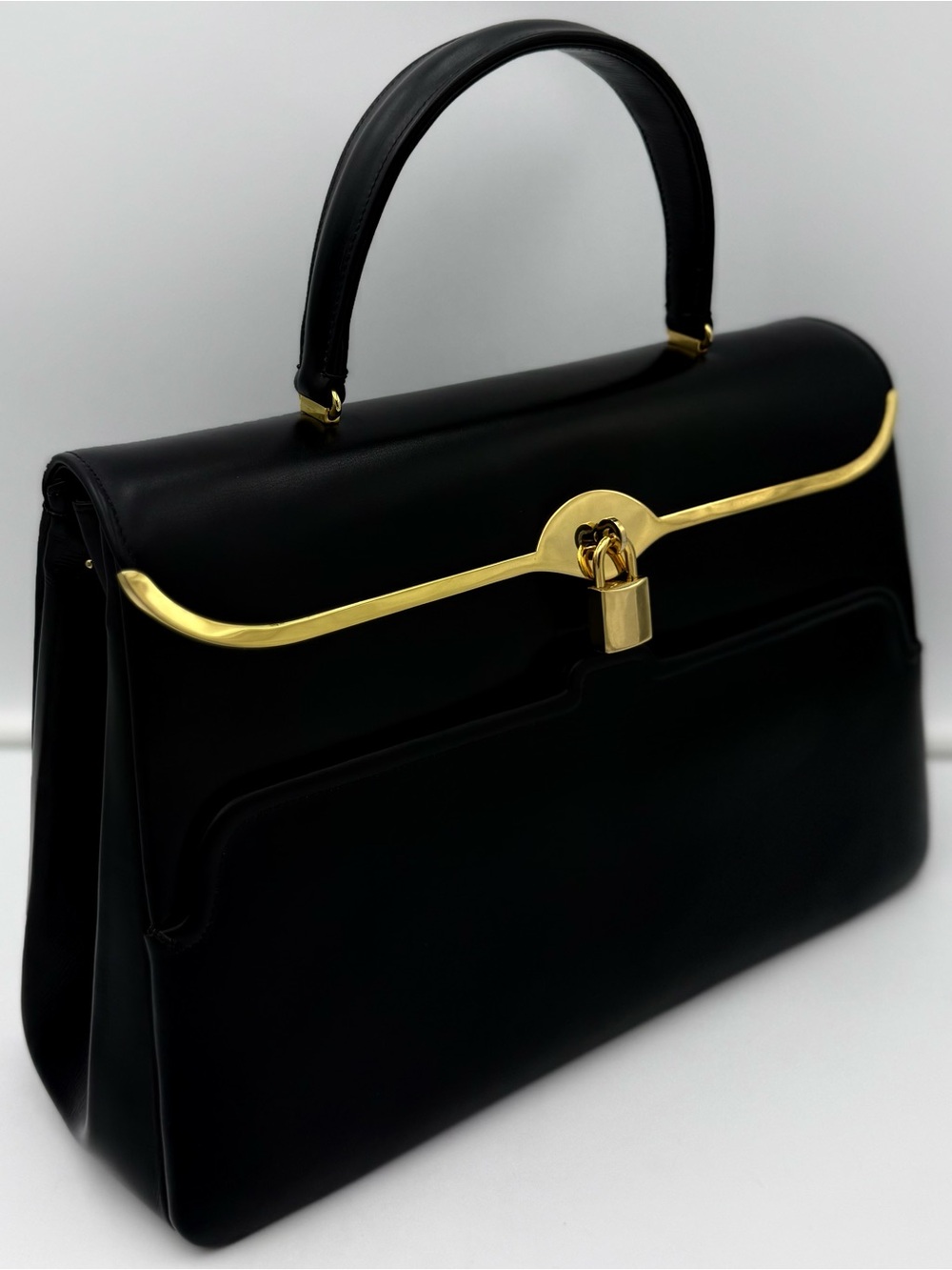 🐢MORABITO COUSU MAIN 1905 PARIS • 1950-70’s Vintage SCALA 33 Bag Made in FRANCE - Picture 3 of 16